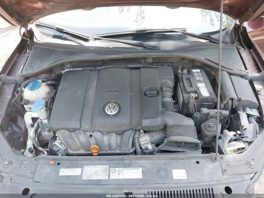 2012 Volkswagen Passat 2.5L Se VIN: 1VWBH7A34CC093981 Lot: 43255266