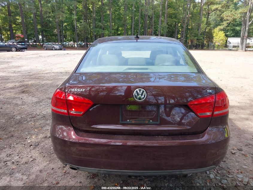 2012 Volkswagen Passat 2.5L Se VIN: 1VWBH7A34CC093981 Lot: 43255266