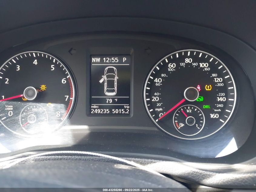 2012 Volkswagen Passat 2.5L Se VIN: 1VWBH7A34CC093981 Lot: 43255266