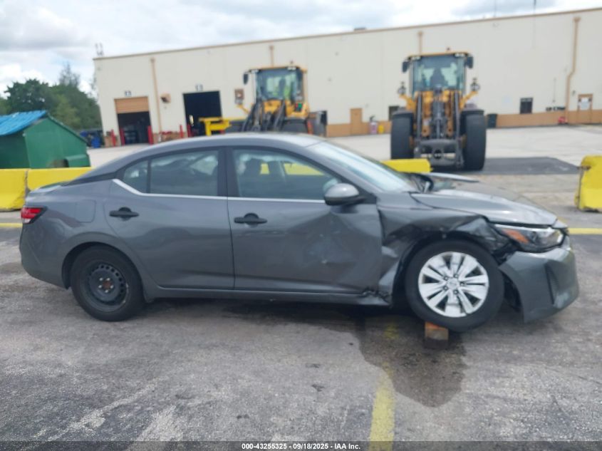 2025 Nissan Sentra S VIN: 3N1AB8BV8SY282437 Lot: 43255325