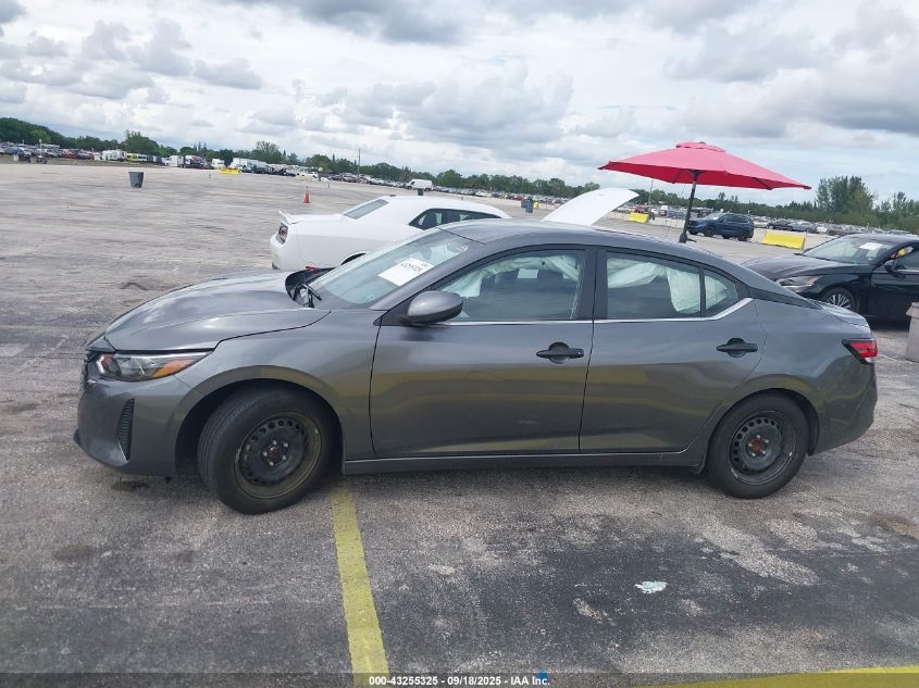 2025 Nissan Sentra S VIN: 3N1AB8BV8SY282437 Lot: 43255325