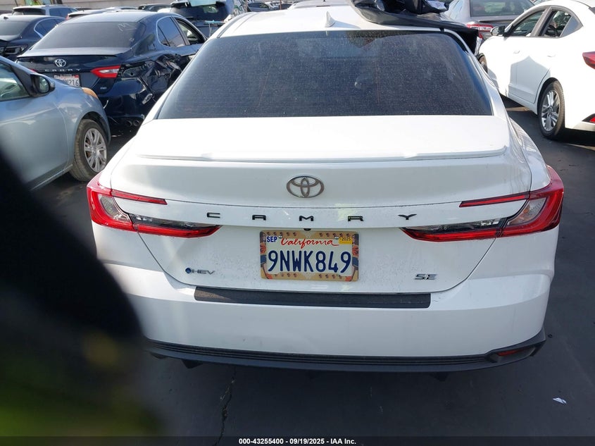 2025 TOYOTA CAMRY SE - 4T1DAACK1SU043867