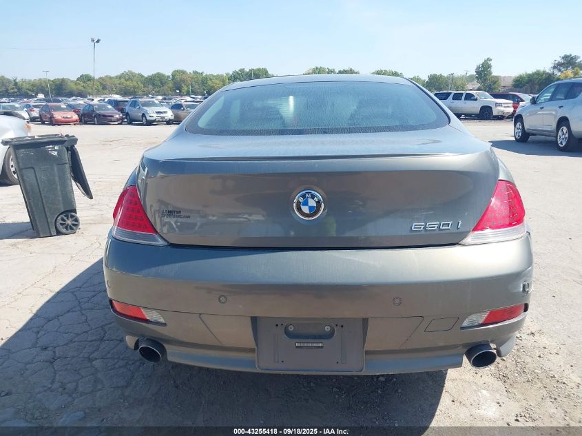 2007 BMW 650I VIN: WBAEH13517CR52460 Lot: 43255418