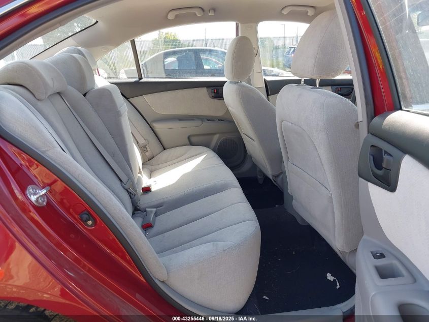 2008 Kia Optima Lx VIN: KNAGE123385226204 Lot: 43255446