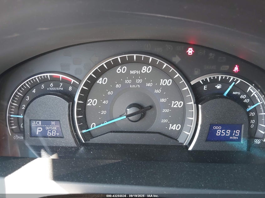 2012 Toyota Camry Xle VIN: 4T4BF1FK9CR241303 Lot: 43255536