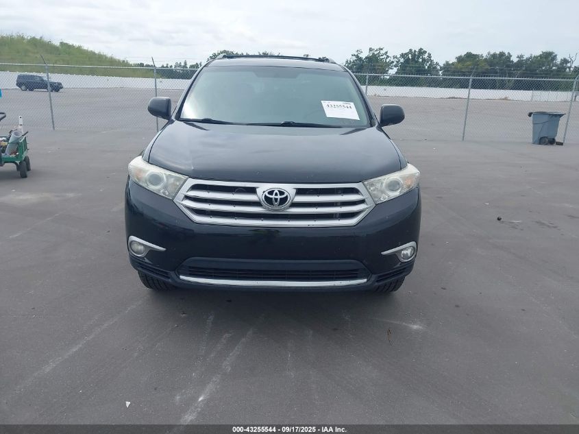 2013 Toyota Highlander Limited V6 VIN: 5TDYK3EH7DS095091 Lot: 43255544