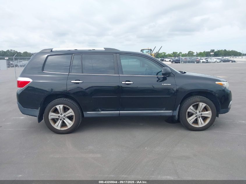 2013 Toyota Highlander Limited V6 VIN: 5TDYK3EH7DS095091 Lot: 43255544