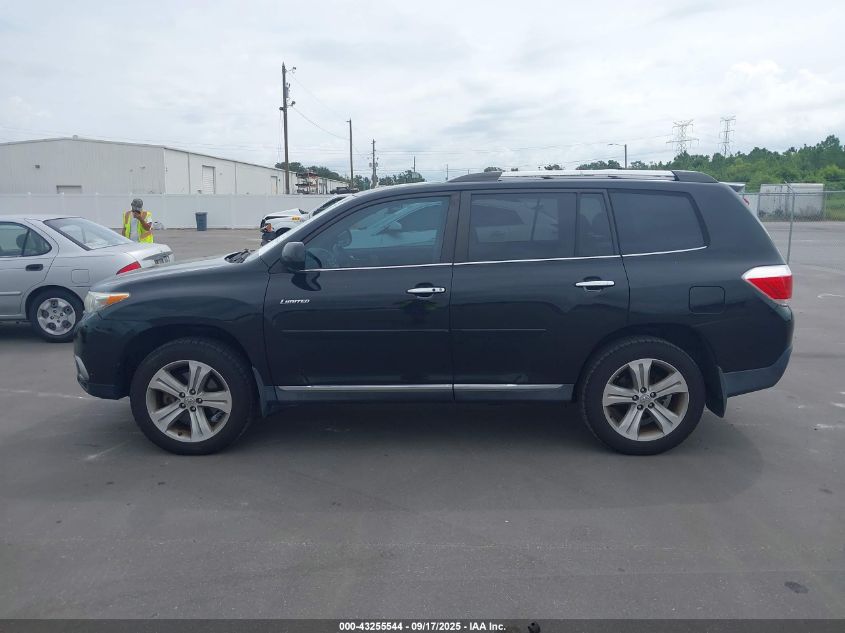 2013 Toyota Highlander Limited V6 VIN: 5TDYK3EH7DS095091 Lot: 43255544