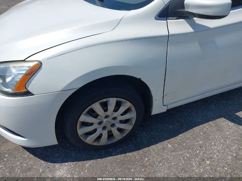 2014 Nissan Sentra S VIN: 3N1AB7APXEL687049 Lot: 43255624