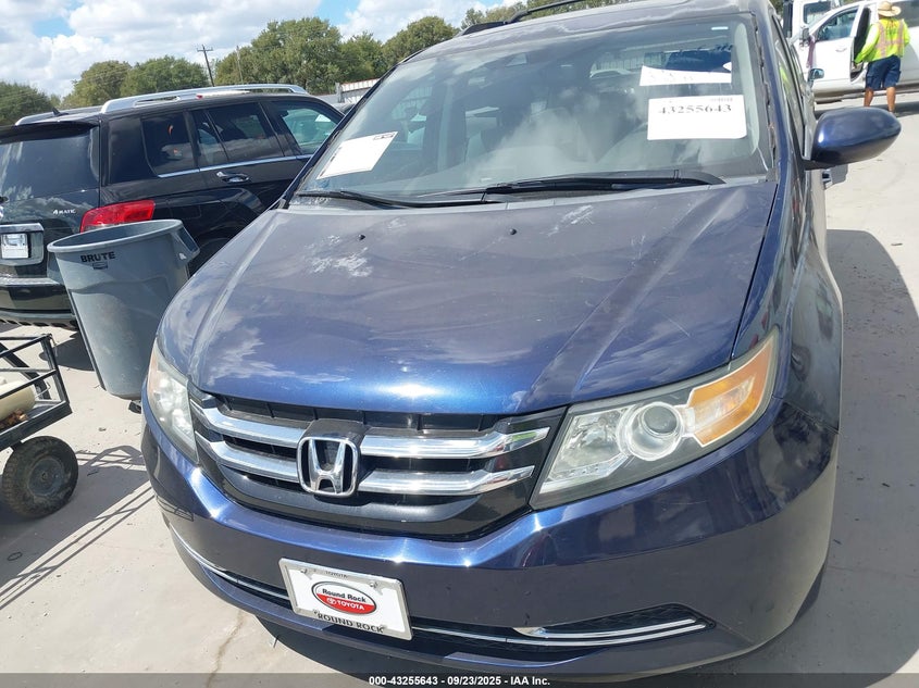 2014 Honda Odyssey Ex-L VIN: 5FNRL5H67EB050634 Lot: 43255643