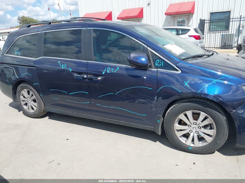 2014 Honda Odyssey Ex-L VIN: 5FNRL5H67EB050634 Lot: 43255643