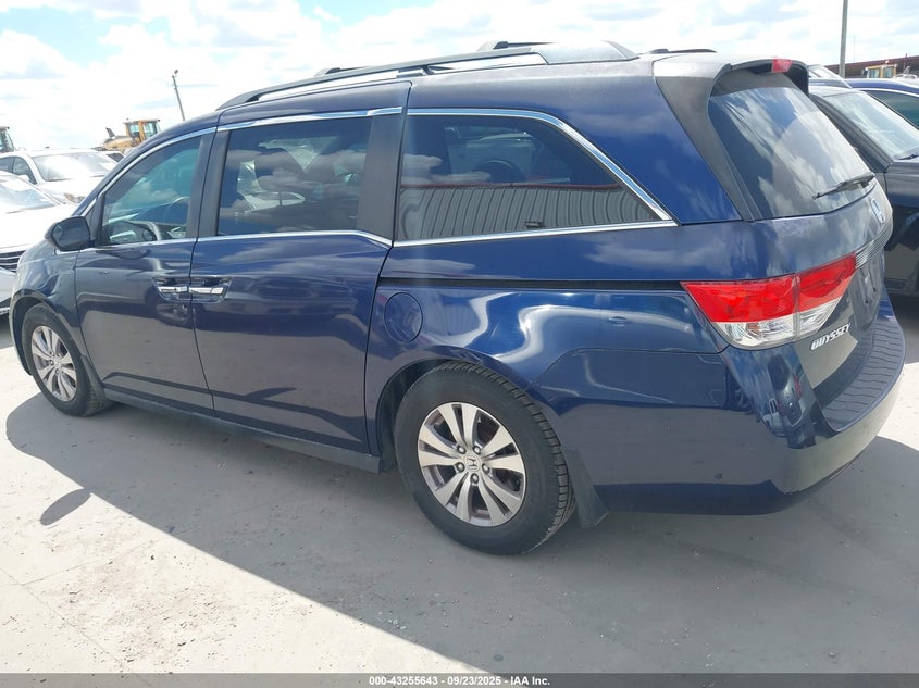 2014 Honda Odyssey Ex-L VIN: 5FNRL5H67EB050634 Lot: 43255643