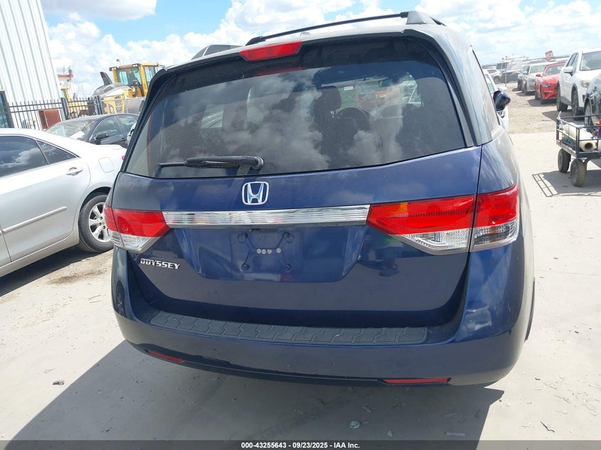 2014 Honda Odyssey Ex-L VIN: 5FNRL5H67EB050634 Lot: 43255643