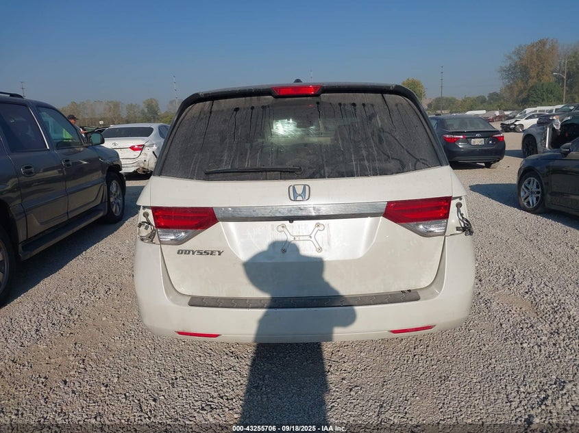 2014 Honda Odyssey Ex-L VIN: 5FNRL5H60EB062530 Lot: 43255706