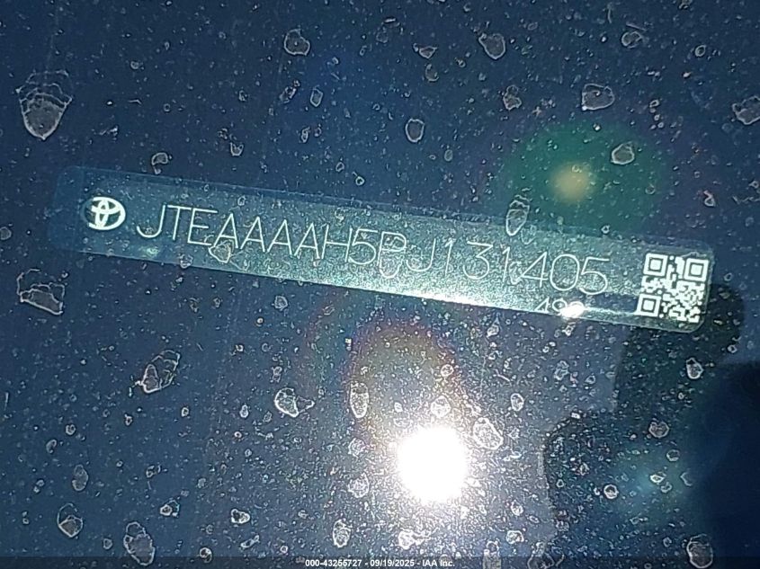 2023 Toyota Venza Xle VIN: JTEAAAAH5PJ131405 Lot: 43255727