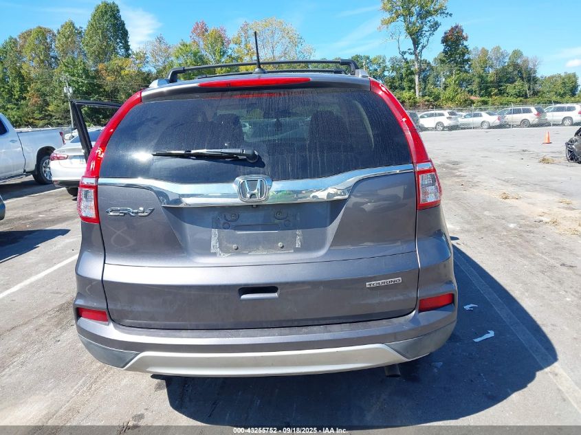 2015 Honda Cr-V Touring VIN: 5J6RM3H91FL007301 Lot: 43255752