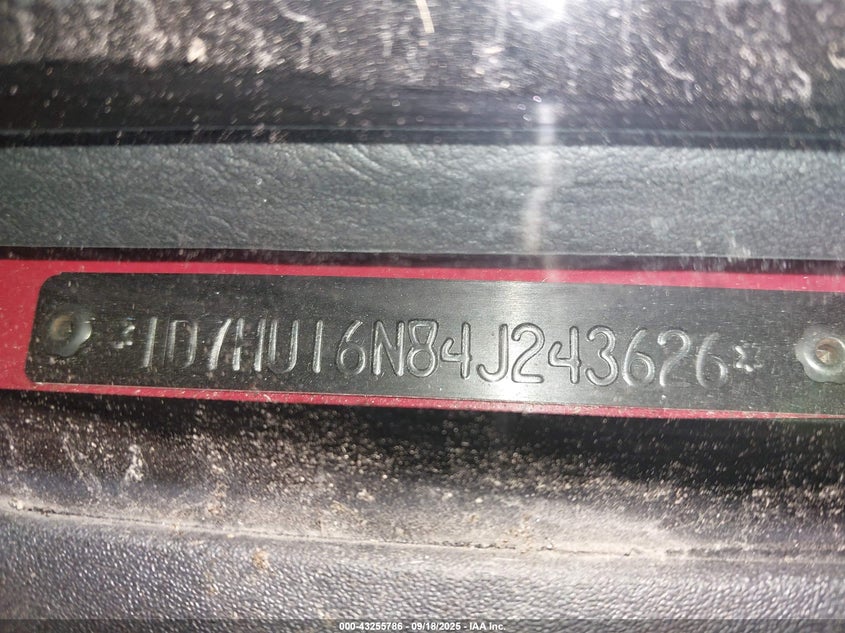 2004 Dodge Ram 1500 St VIN: 1D7HU16N84J243626 Lot: 43255786