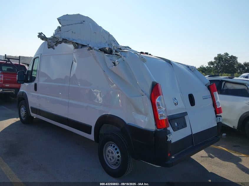 2025 Ram Promaster 2500 Tradesman High Roof 159 Wb W/Pass Seat white van gasoline 3C6LRVDG7SE509110 photo #4