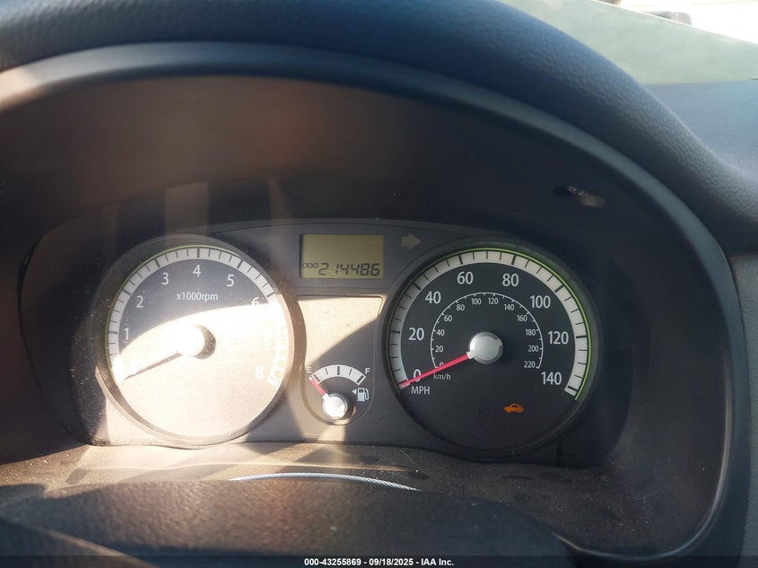 2009 Kia Rio Lx VIN: KNADE223596456850 Lot: 43255869