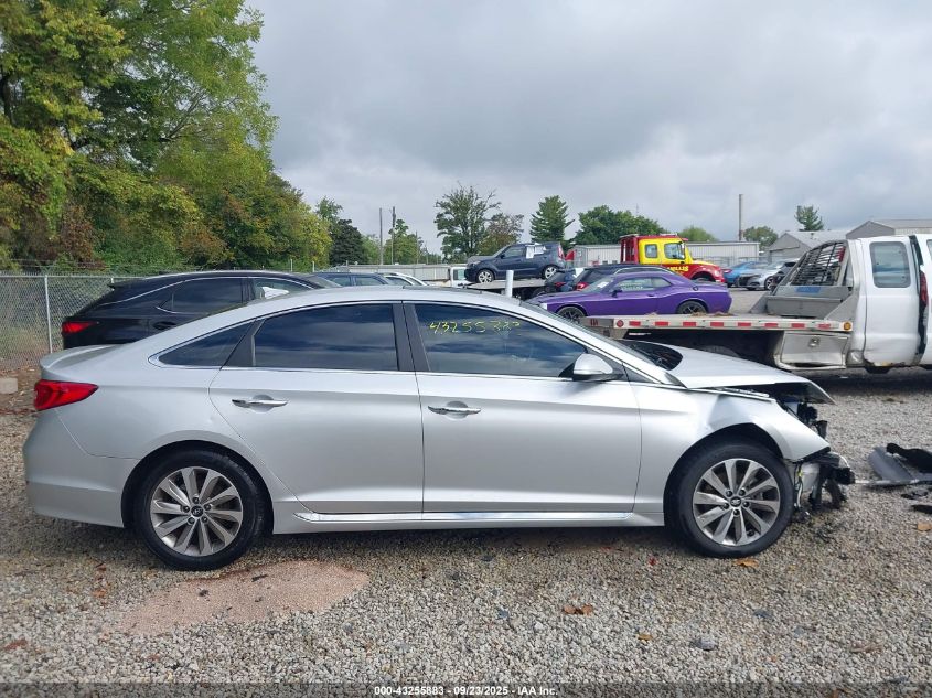 2017 Hyundai Sonata Sport VIN: 5NPE34AF5HH581128 Lot: 43255883