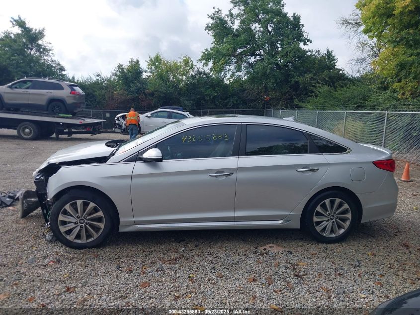 2017 Hyundai Sonata Sport VIN: 5NPE34AF5HH581128 Lot: 43255883