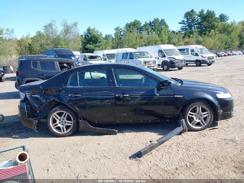 2007 Acura Tl 3.2 VIN: 19UUA66257A040574 Lot: 43255927