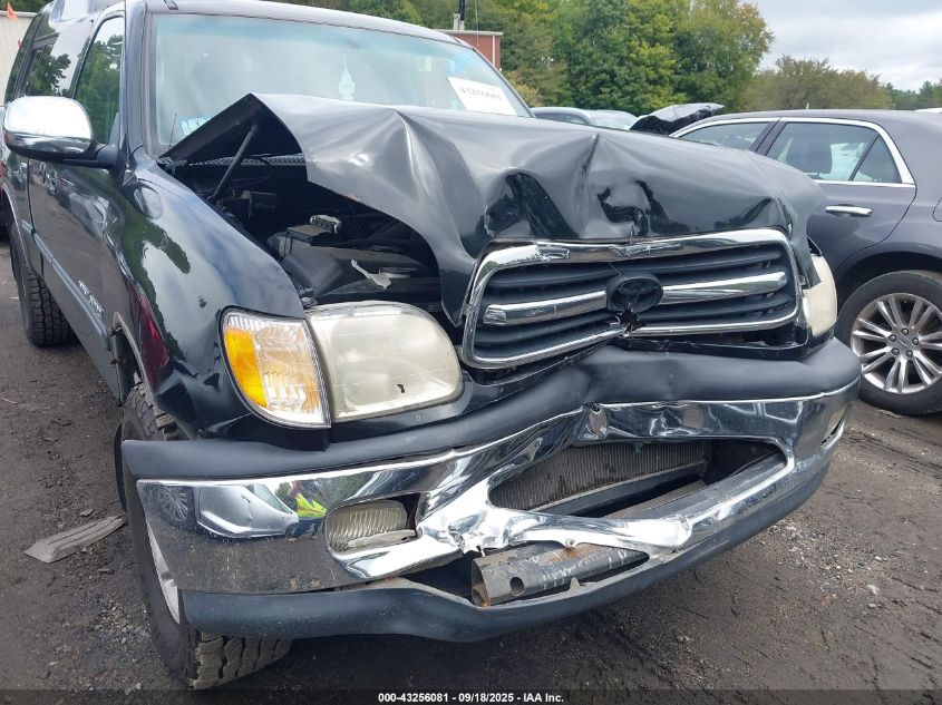 2000 Toyota Tundra Sr5 VIN: 5TBRN3415YS053789 Lot: 43256081
