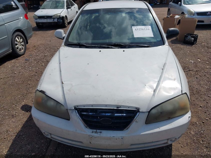 2005 Hyundai Elantra Gls/Gt VIN: KMHDN46D15U989152 Lot: 43256116