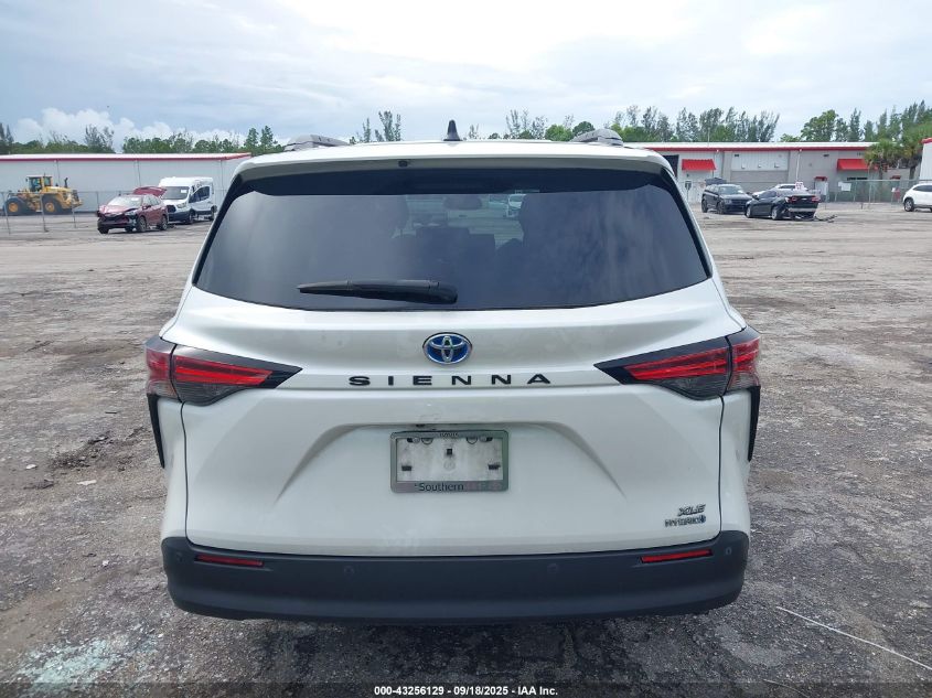 2022 Toyota Sienna Xle VIN: 5TDYRKEC6NS082070 Lot: 43256129