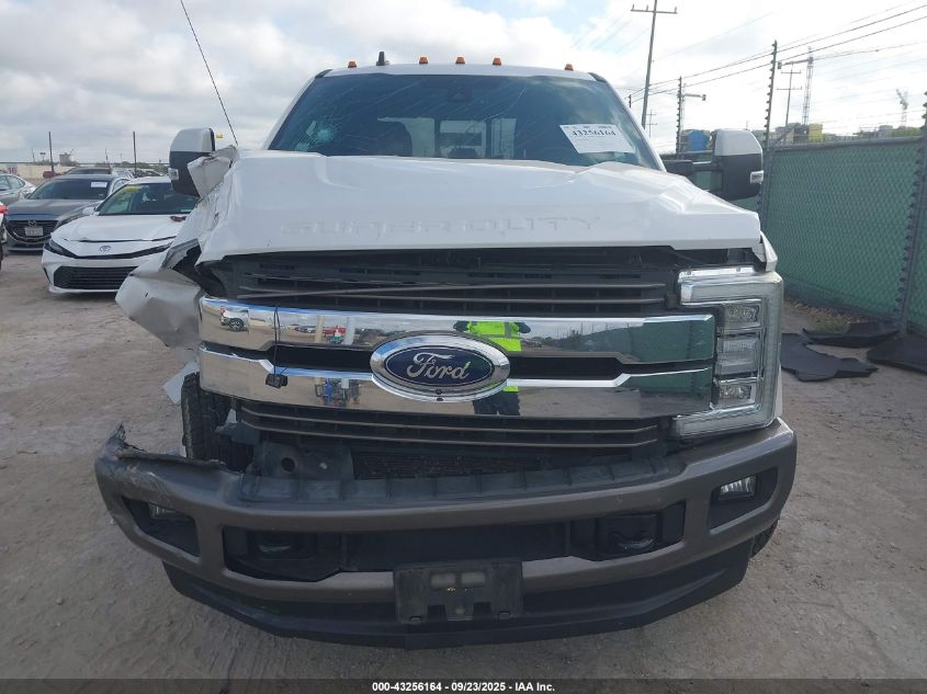 2019 Ford F-350 King Ranch VIN: 1FT8W3DT1KED92841 Lot: 43256164