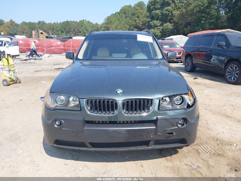 2004 BMW X3 2.5I VIN: WBXPA73414WB23303 Lot: 43256270