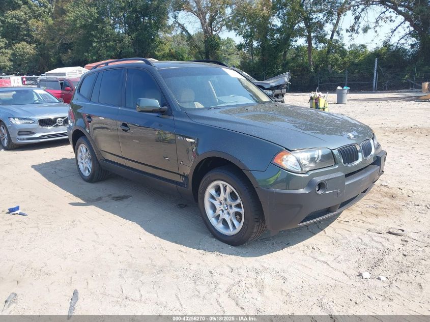 2004 BMW X3 2.5I