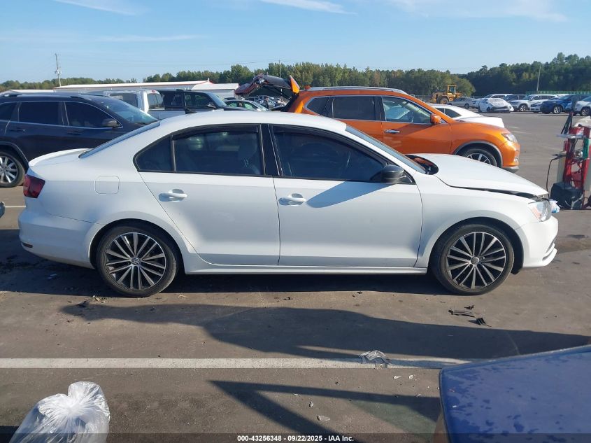 2016 Volkswagen Jetta 1.8T Sport VIN: 3VWD17AJ8GM371023 Lot: 43256348