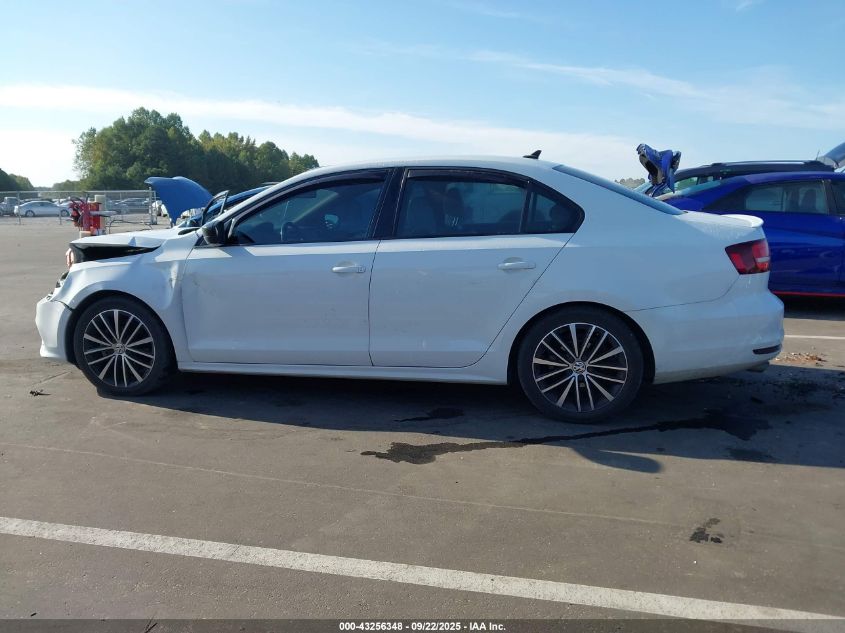 2016 Volkswagen Jetta 1.8T Sport VIN: 3VWD17AJ8GM371023 Lot: 43256348