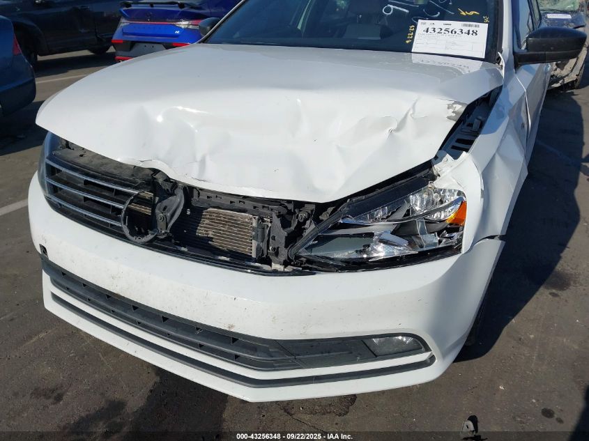 2016 Volkswagen Jetta 1.8T Sport VIN: 3VWD17AJ8GM371023 Lot: 43256348