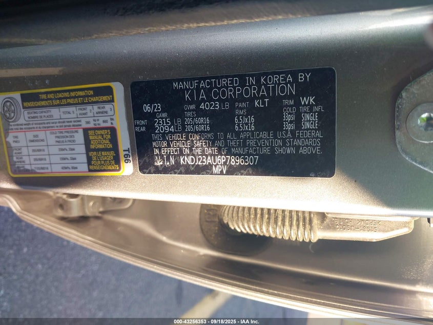 2023 KIA SOUL LX - KNDJ23AU6P7896307