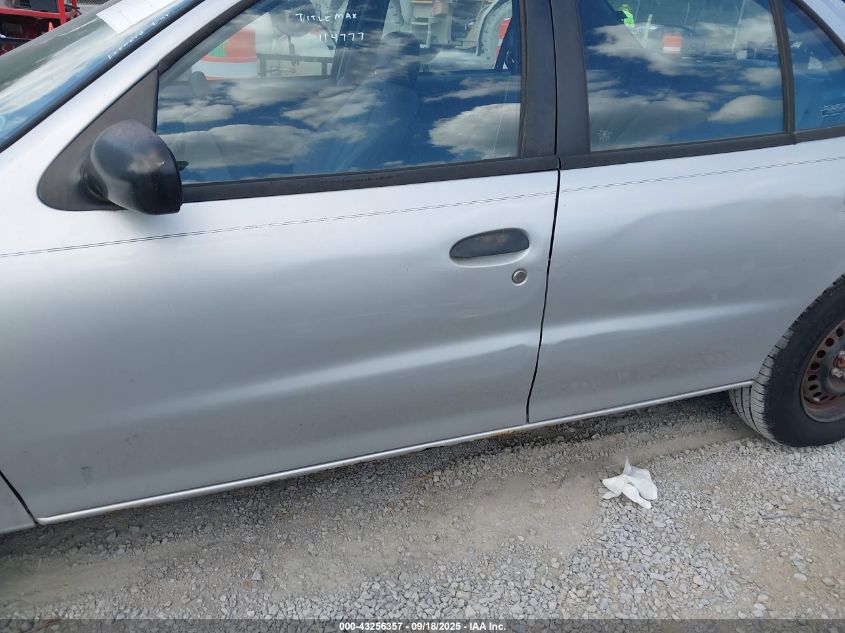 2001 Chevrolet Cavalier VIN: 1G1JC524317114777 Lot: 43256357