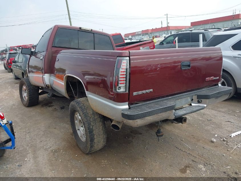 1997 GMC Sierra 1500 Sl Wideside VIN: 1GTEK14R9VZ533899 Lot: 43256440