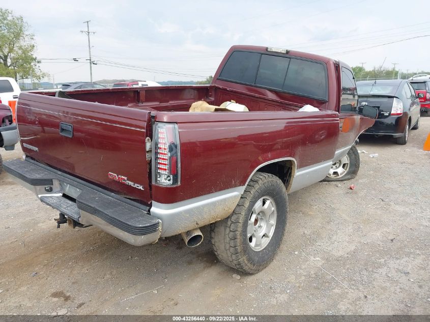 1997 GMC Sierra 1500 Sl Wideside VIN: 1GTEK14R9VZ533899 Lot: 43256440