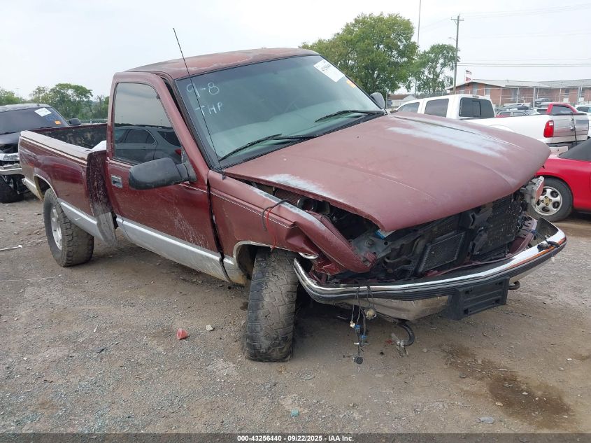 1997 GMC Sierra 1500 Sl Wideside VIN: 1GTEK14R9VZ533899 Lot: 43256440