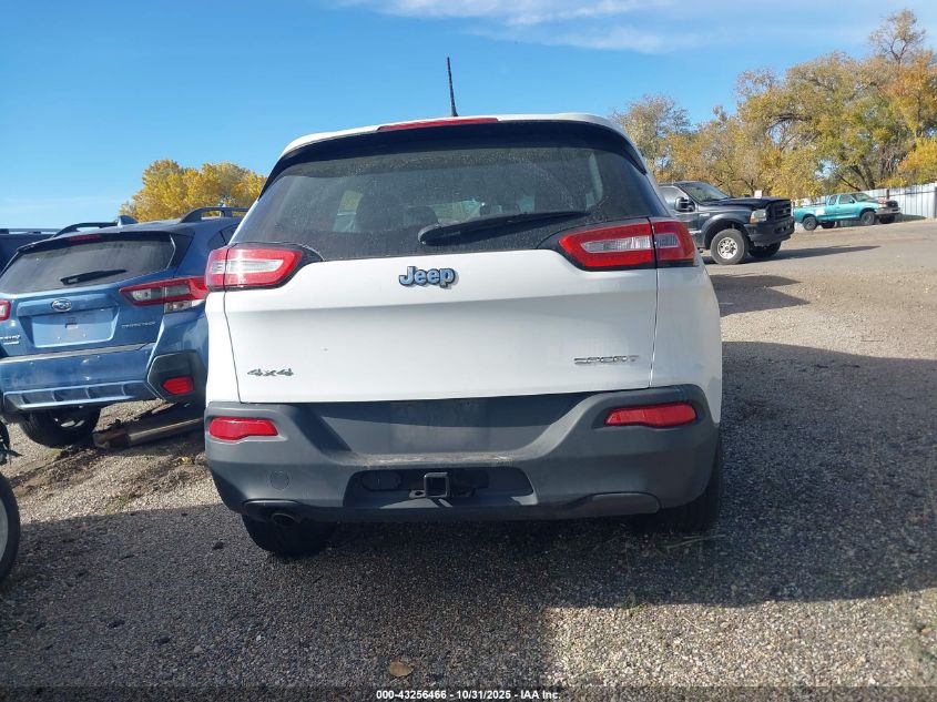 2017 Jeep Cherokee Sport 4X4 VIN: 1C4PJMABXHW664365 Lot: 43256466