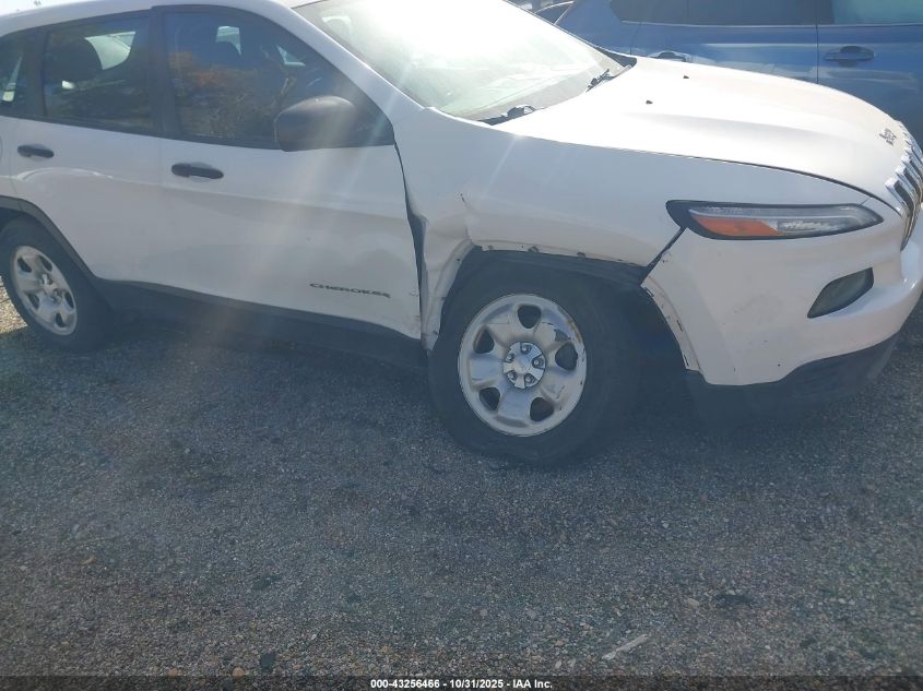 2017 Jeep Cherokee Sport 4X4 VIN: 1C4PJMABXHW664365 Lot: 43256466