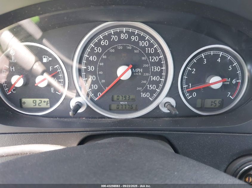 2005 Chrysler Crossfire VIN: 1C3AN55L75X040021 Lot: 43256563