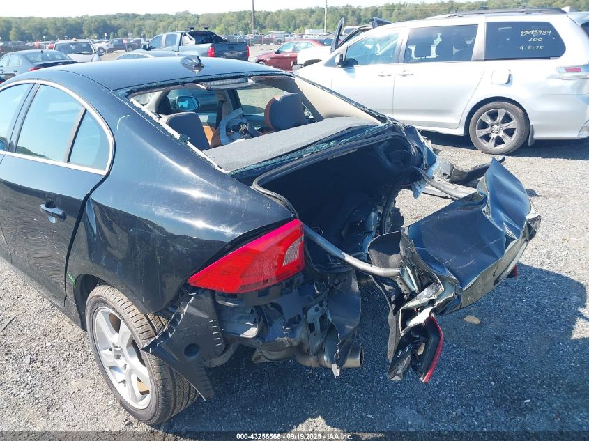 2013 Volvo S60 T5/T5 Platinum/T5 Premier/T5 Premier Plus VIN: YV1612FHXD2172038 Lot: 43256566