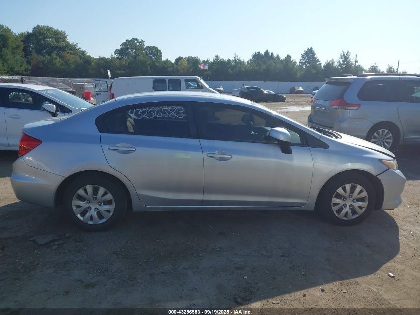 2012 Honda Civic Lx VIN: 19XFB2F53CE004770 Lot: 43256583