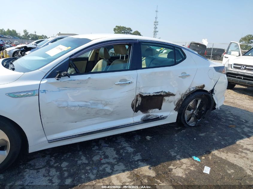 2015 Kia Optima Hybrid Ex VIN: KNAGN4AD5F5091395 Lot: 43256584