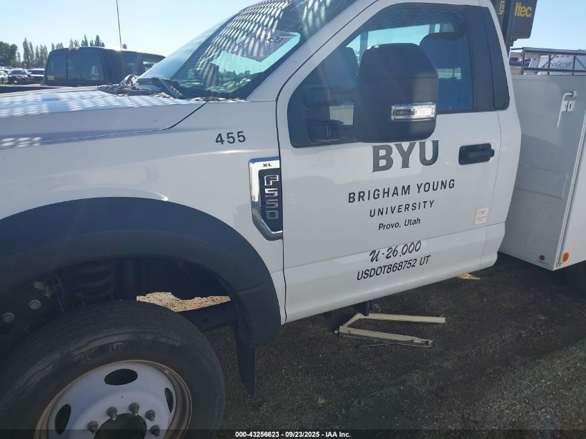 2022 Ford F-550 Chassis Xl VIN: 1FDUF5GN4NDA01503 Lot: 43256623