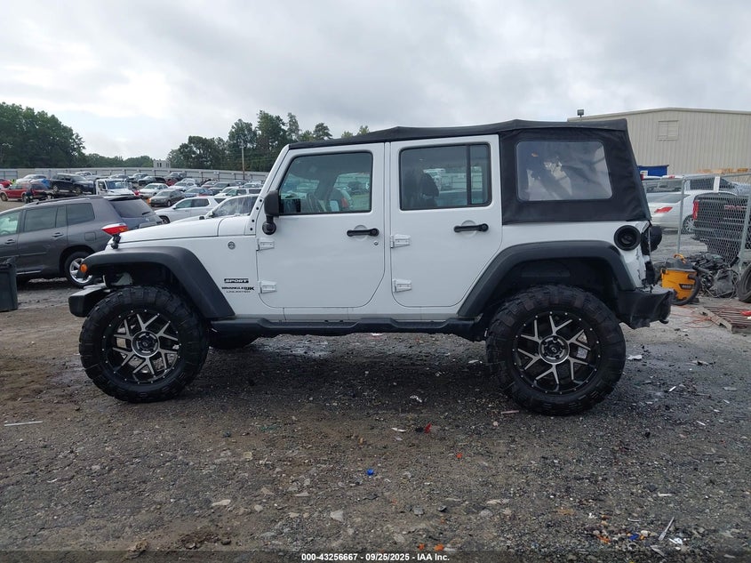 2018 JEEP WRANGLER JK UNLIMITED SPORT 4X4 1C4BJWDGXJL824006