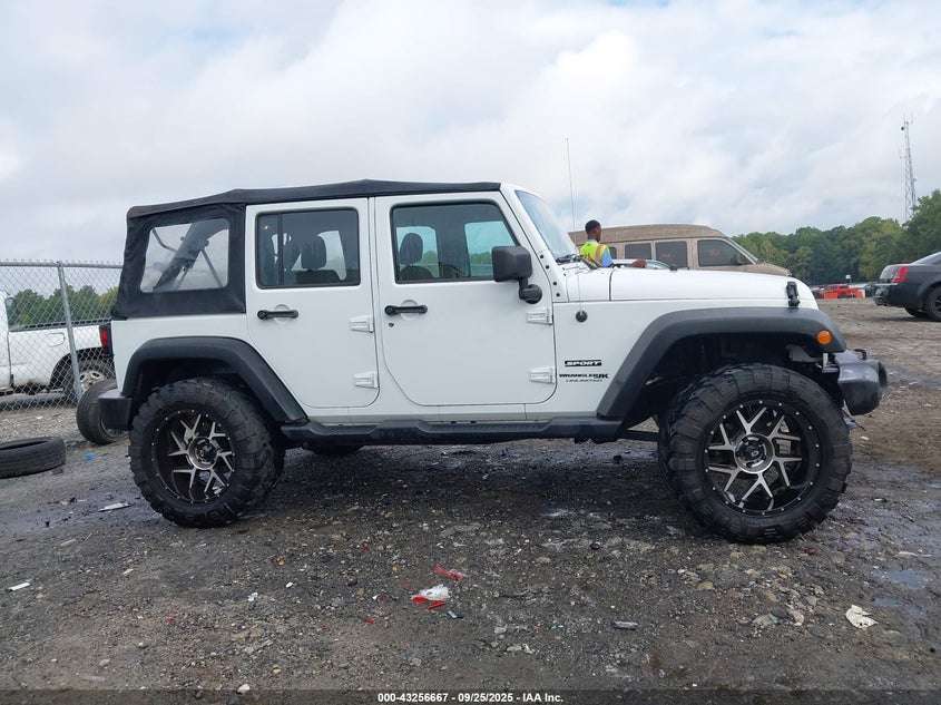 2018 JEEP WRANGLER JK UNLIMITED SPORT 4X4 1C4BJWDGXJL824006