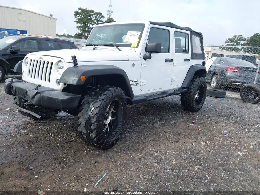 2018 JEEP WRANGLER JK UNLIMITED SPORT 4X4 1C4BJWDGXJL824006